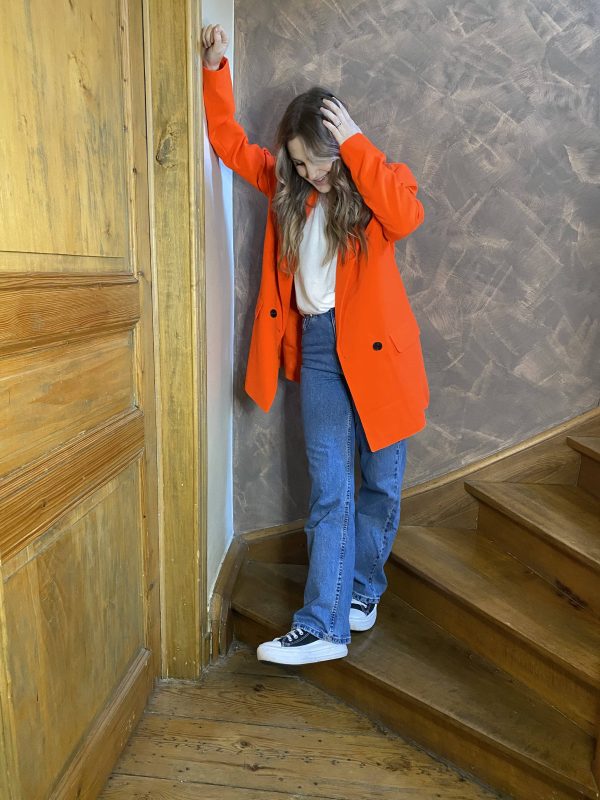 Blazer Oversize Orange
