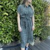 Robe Chemise Léopard Kaki