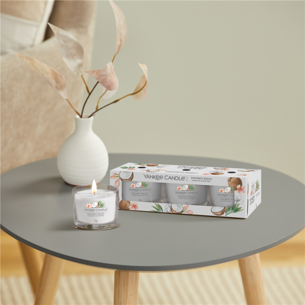 Yankee Candle - Plage de Cocotiers Votives en Trio ou Unique – Image 2