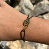 Bracelet 081 - Doré/Noir - Menottes – Image 2
