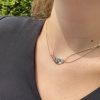 Collier 010 Argenté/Beige - Menottes – Image 3