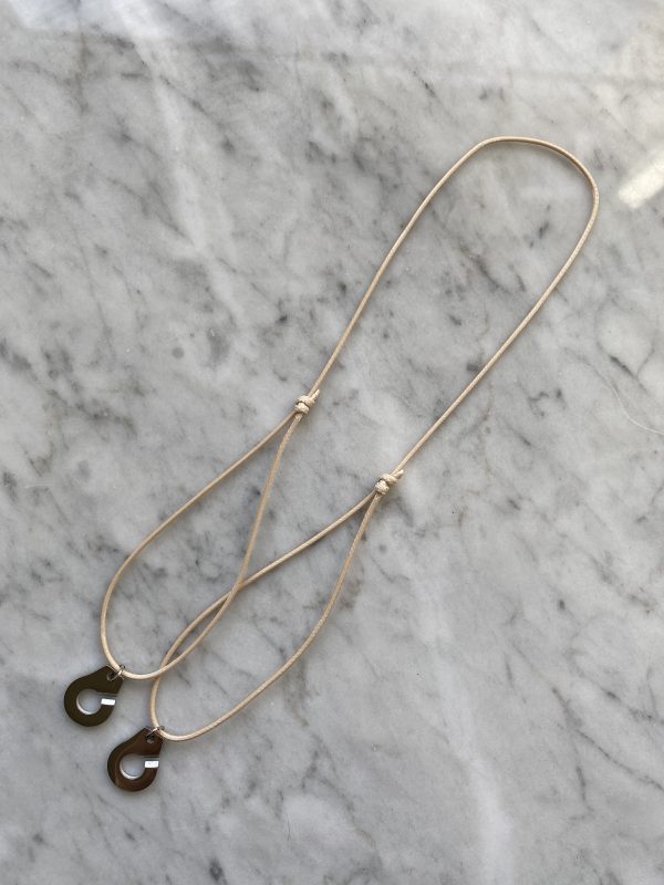 Collier 010 Argenté/Beige - Menottes – Image 2