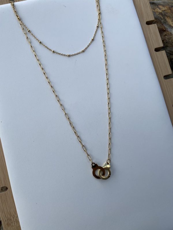 Collier 023 - Acier Doré - Menottes – Image 2