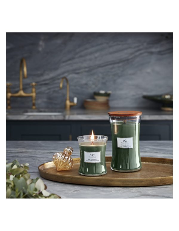 Woodwick - Feuilles de Menthe et Chêne
