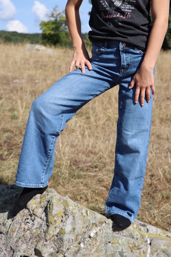Jeans Large Only Bleu