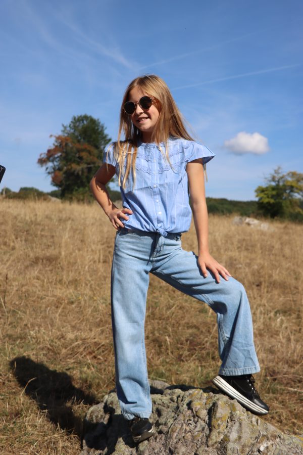 Jeans Large Only Bleu Clair – Image 2