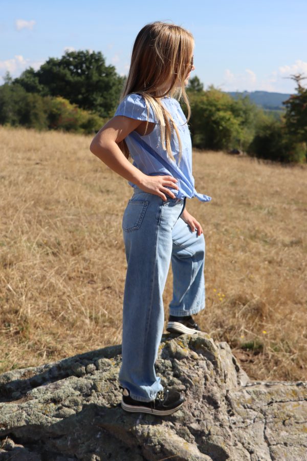 Jeans Large Only Bleu Clair – Image 4