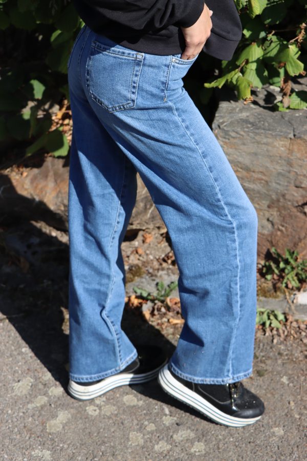 Jeans Large Only Bleu – Image 2