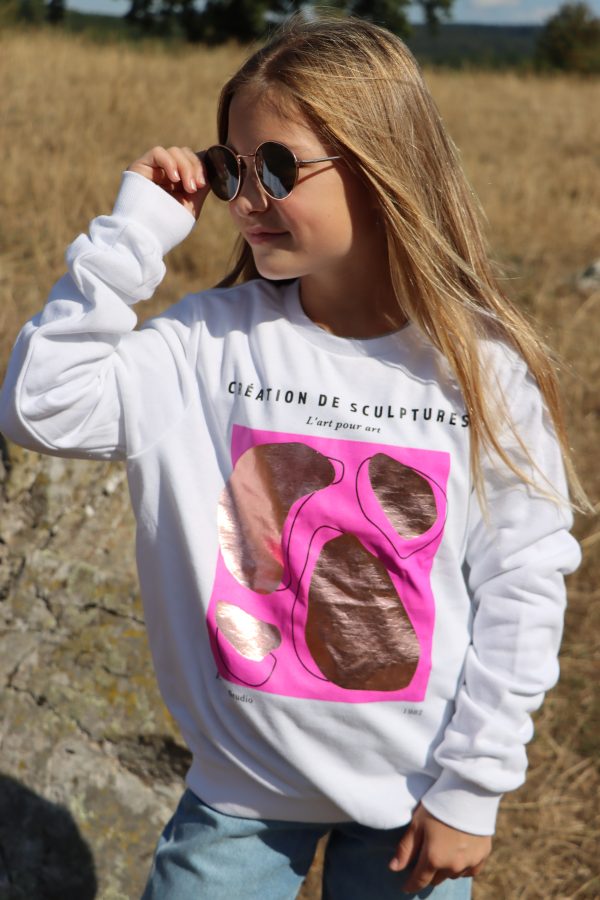 Sweatshirt Blanc