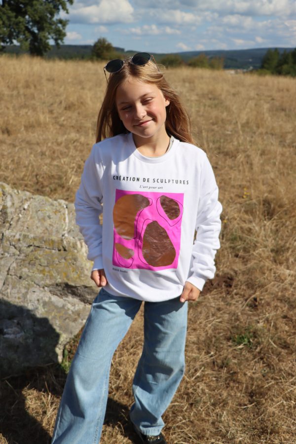 Sweatshirt Blanc – Image 3