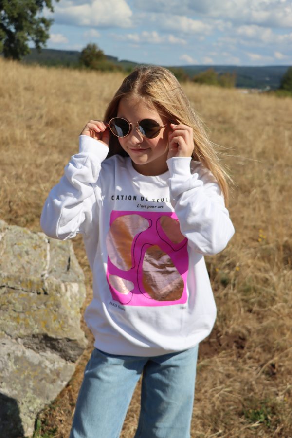 Sweatshirt Blanc – Image 2