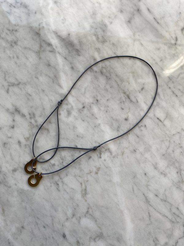 Collier 024 - Doré/Gris - Menottes – Image 2