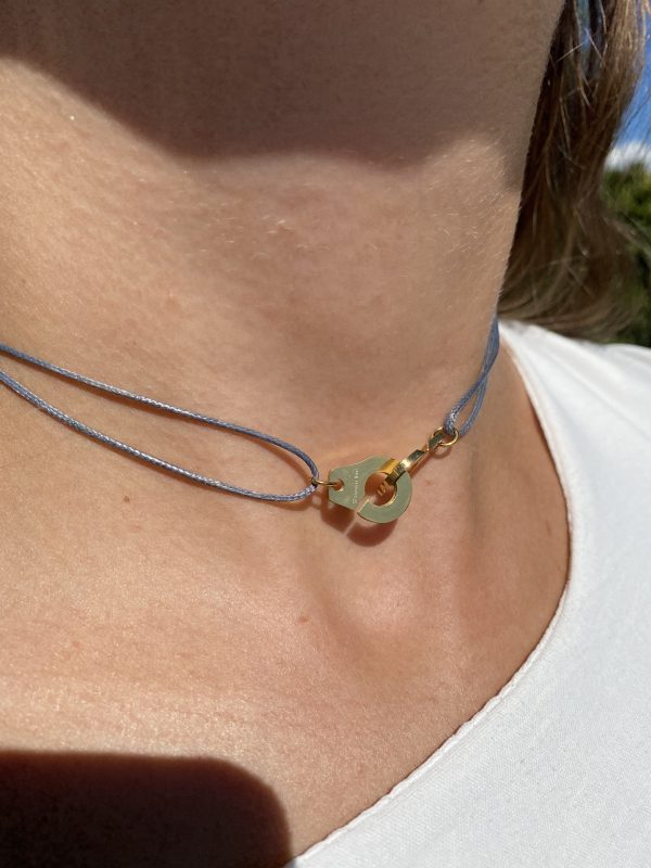 Collier 024 - Doré/Gris - Menottes – Image 3