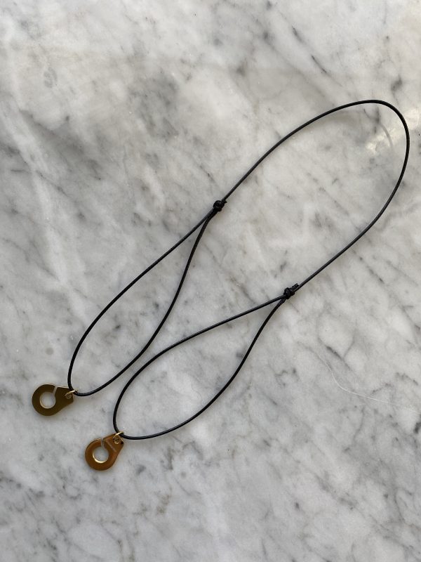 Collier 027 - Doré/Noir - Menottes – Image 2