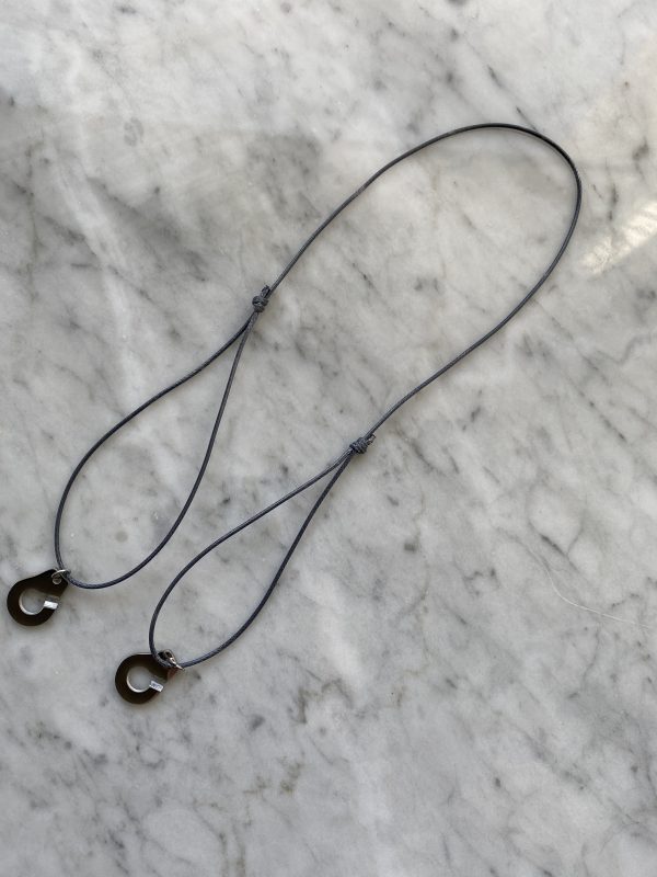 Collier 029 Argenté/Gris Foncé - Menottes – Image 2