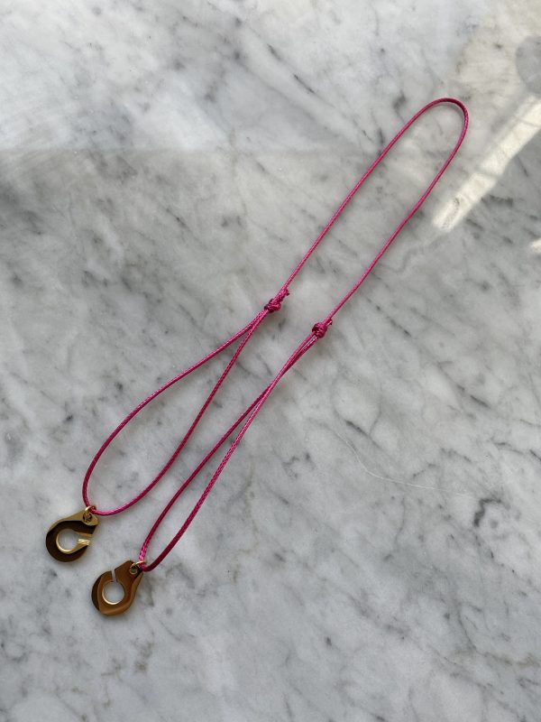 Collier 037 Doré/Framboise - Menottes – Image 2