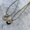 Collier 039 Argenté/Kaki - Menottes