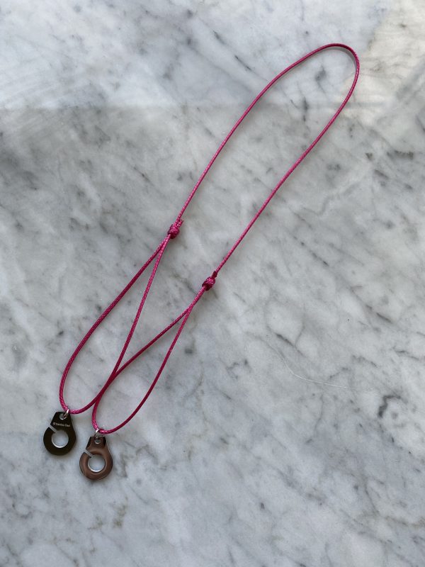 Collier 041 Argenté/Framboise - Menottes – Image 2