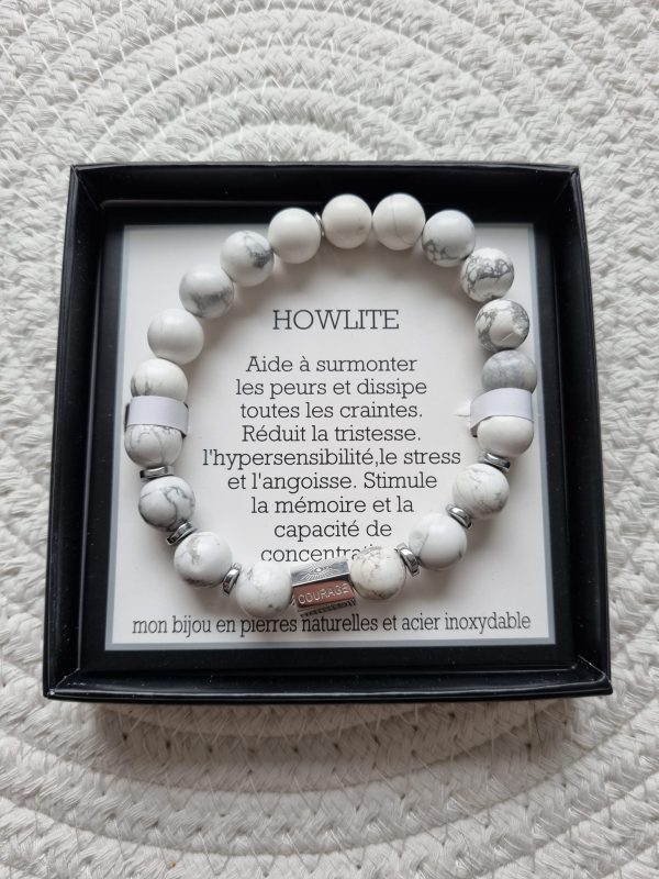 Bracelet Howlite - Homme