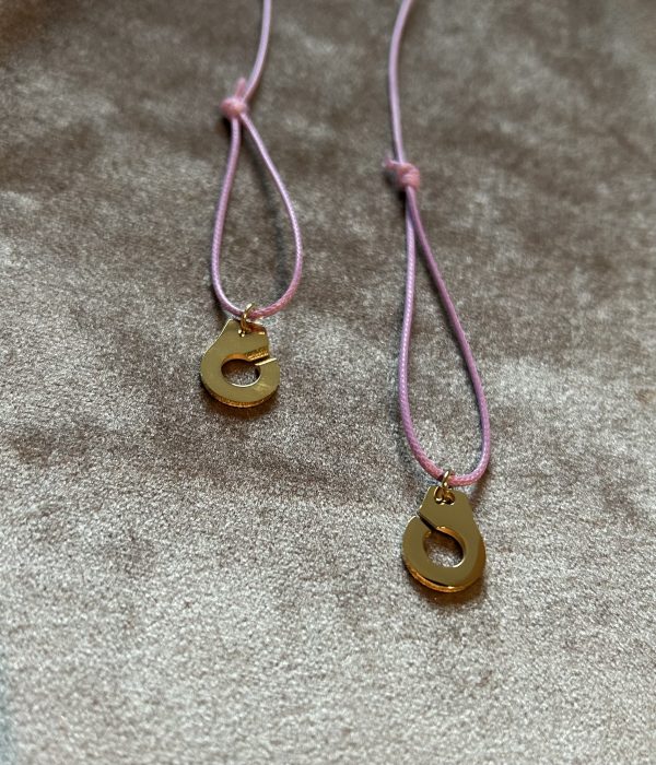 Collier 053 - Doré/Lilac - Menottes