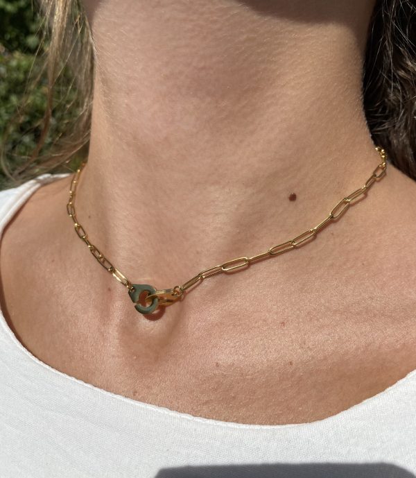 Collier 057 - Acier Doré - Menottes